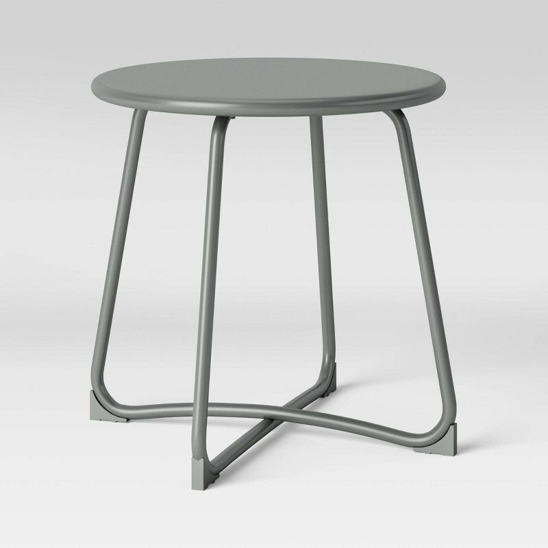 3pc Metal mesh patio chair and table