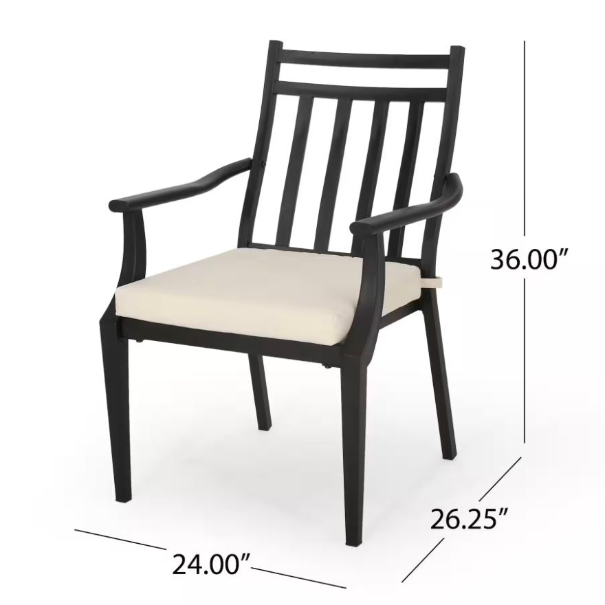 2pc Fairmont stationary outdoor patio diminuto Chair