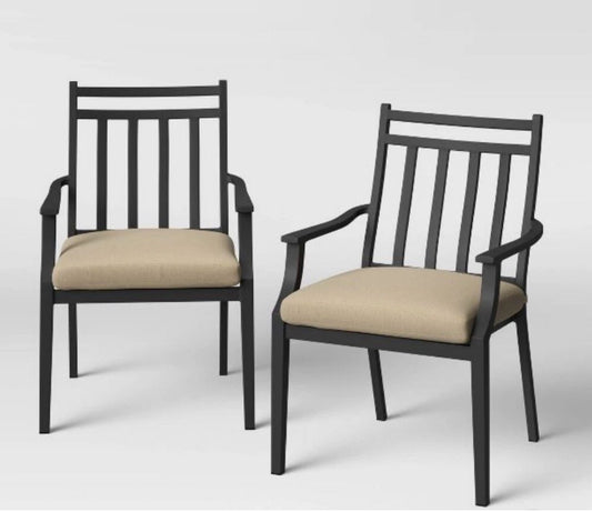 2pc Fairmont stationary outdoor patio diminuto Chair