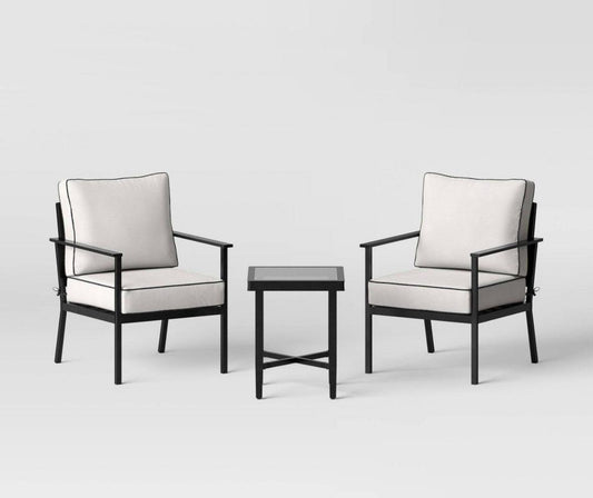 3pc searburg aluminum outdoor patio conversación